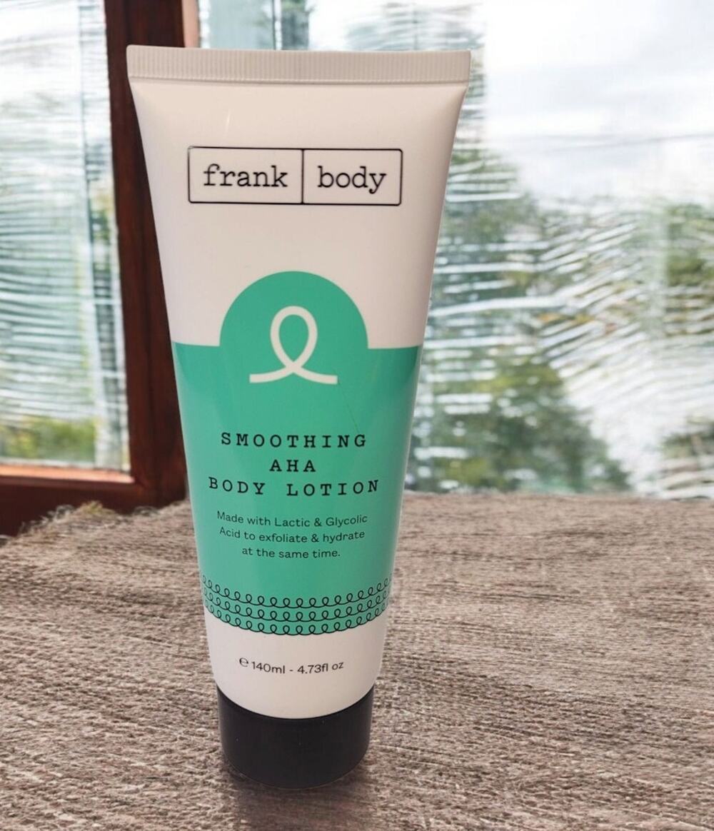 Frank Body Smoothing AHA Body Lotion - NEW - Exfoliate Hydrate Full SZ 4.73oz